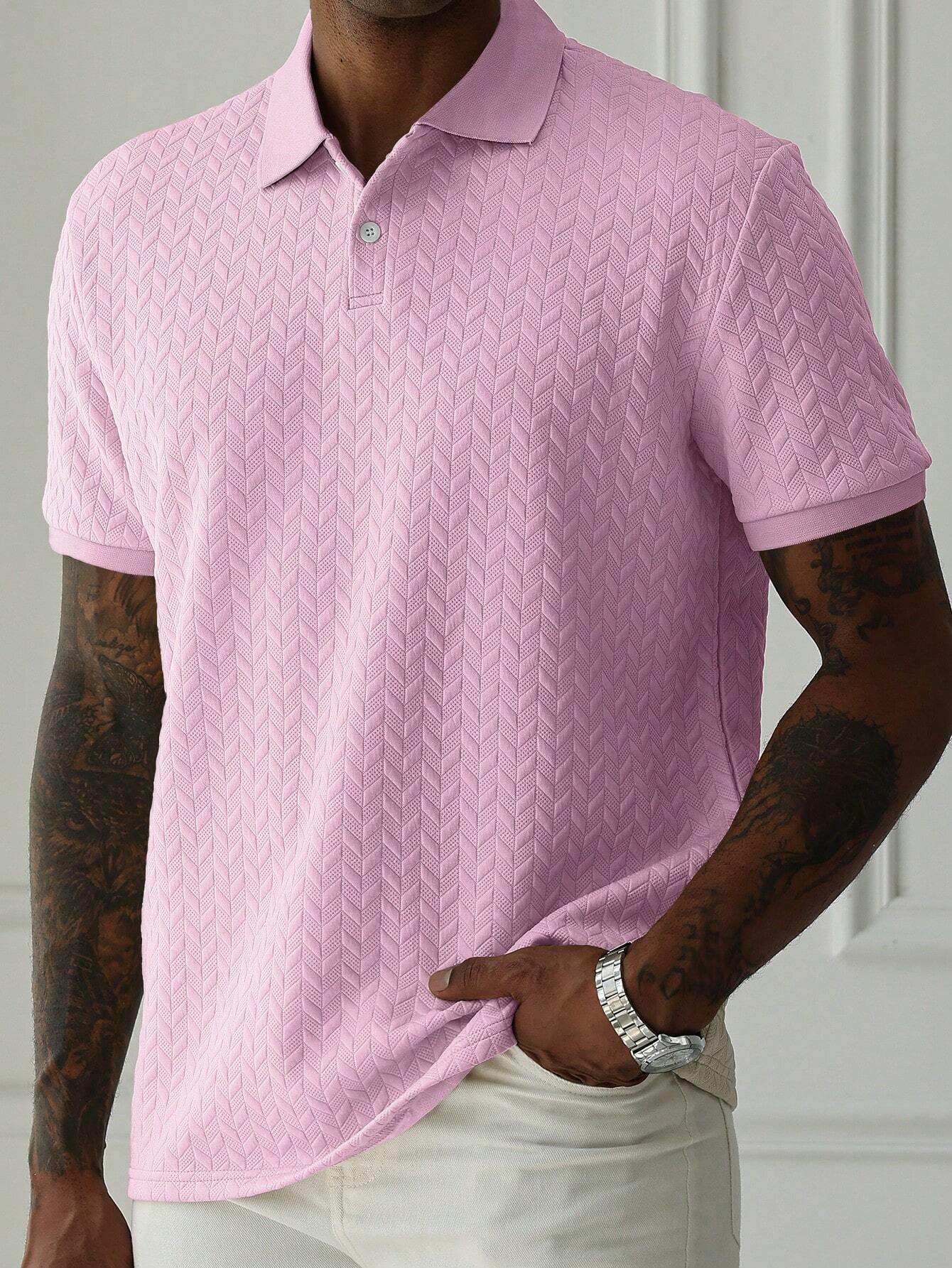 Solid Color Polo Shirt - Casual Everyday Wear