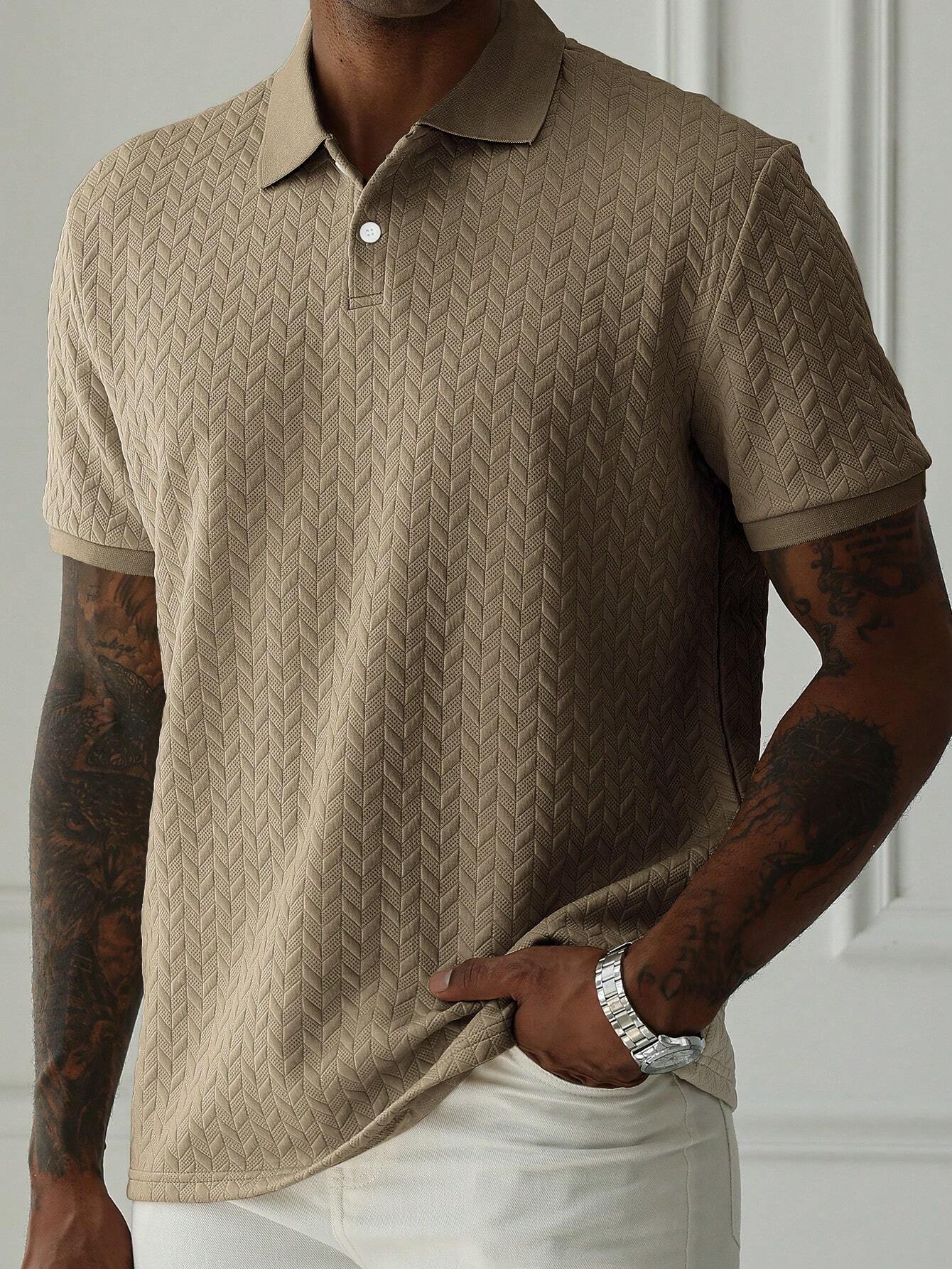 Solid Color Polo Shirt - Casual Everyday Wear