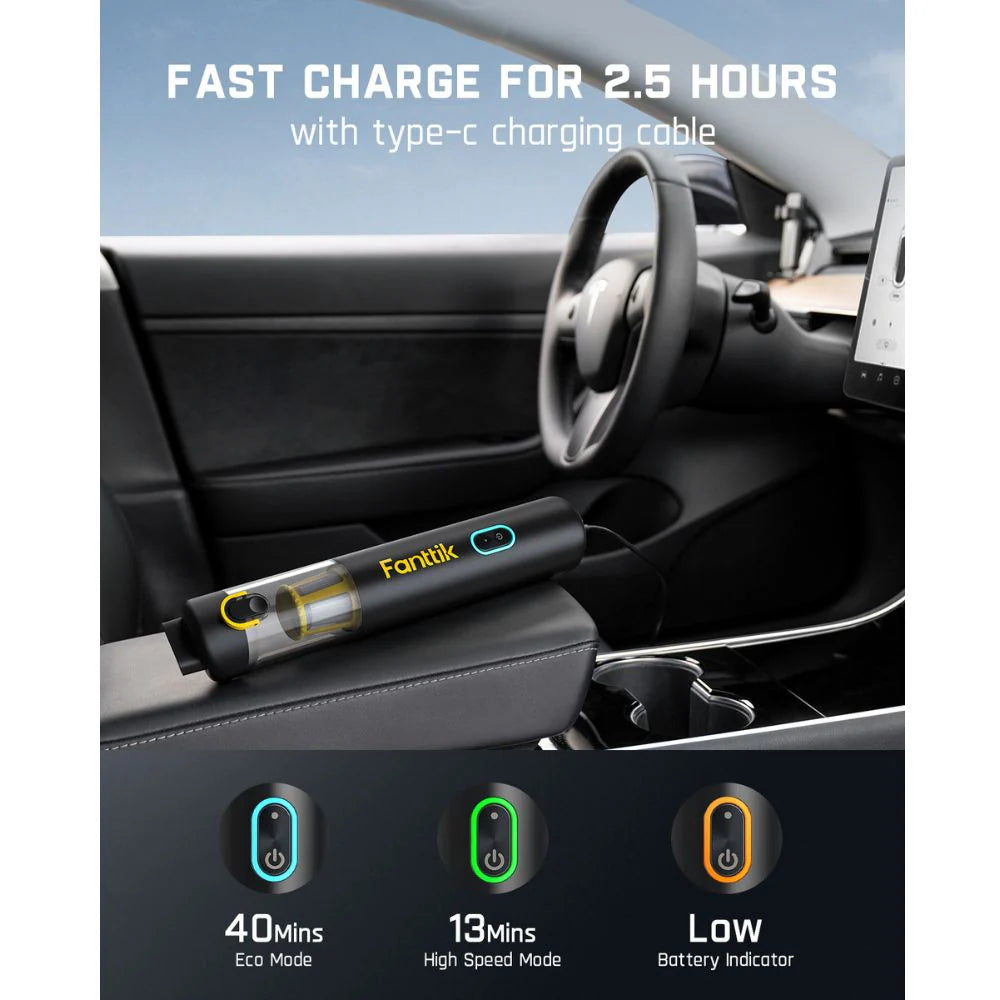 Fanttik Slim V8 Apex Car Vacuum RobustClean®