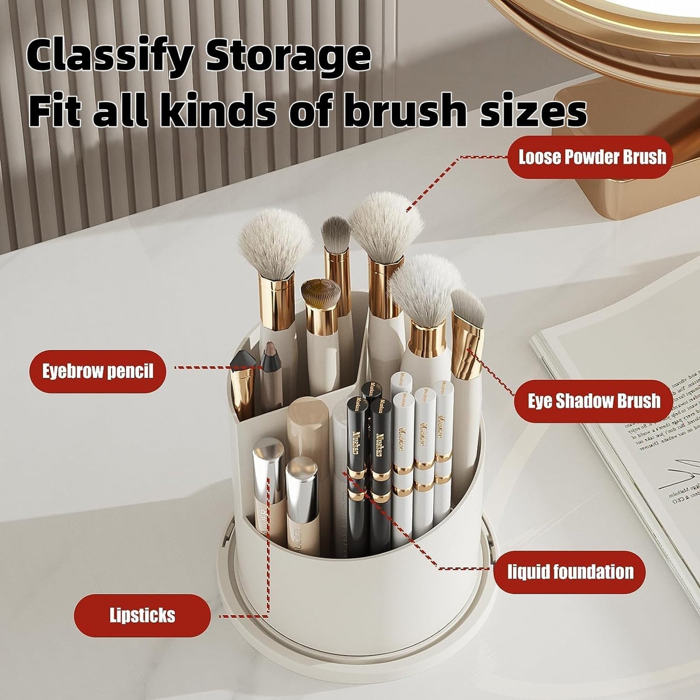 ROTARY MAKEUP ORGANIZER™