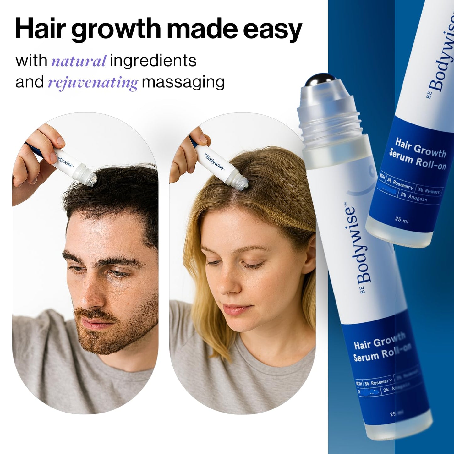 Bodywise Advanced Hair Growth Roll-On Serum