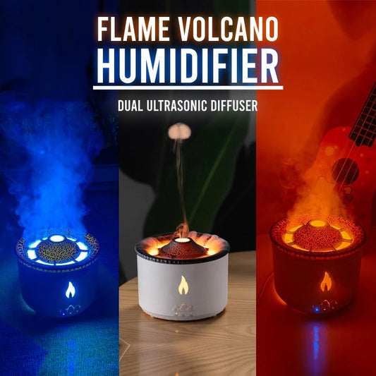 AIR FLAME VOLCANO HUMIDIFIER™ WITH 2 SPRAY MODE