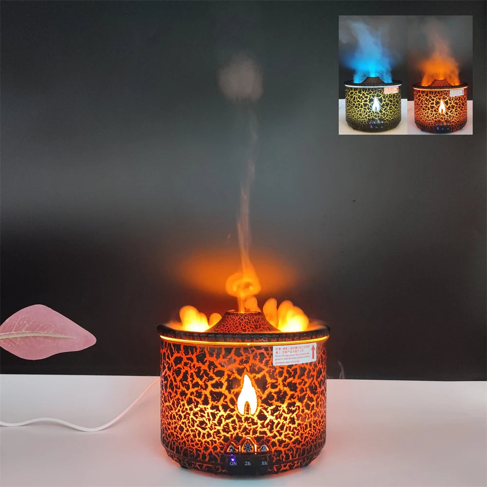 AIR FLAME VOLCANO HUMIDIFIER™ WITH 2 SPRAY MODE