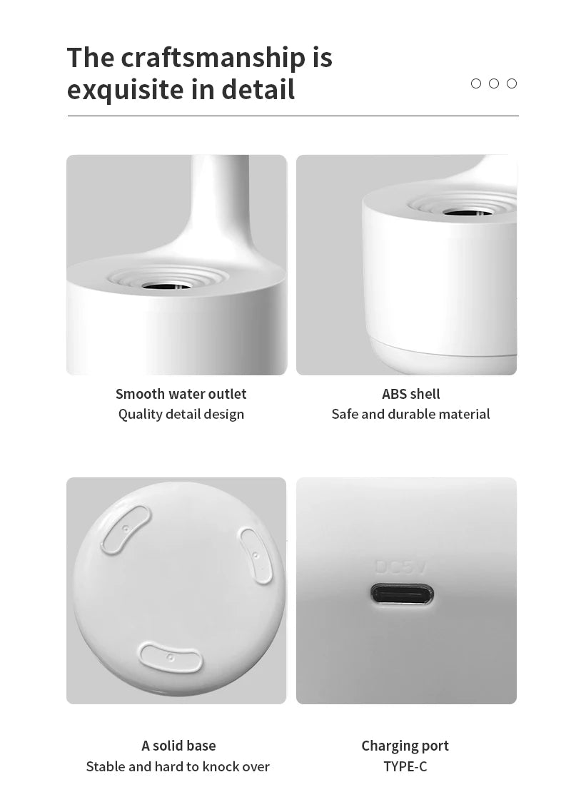 ANTI-GRAVITY HUMIDIFIER™ WITH CLOCK WATER