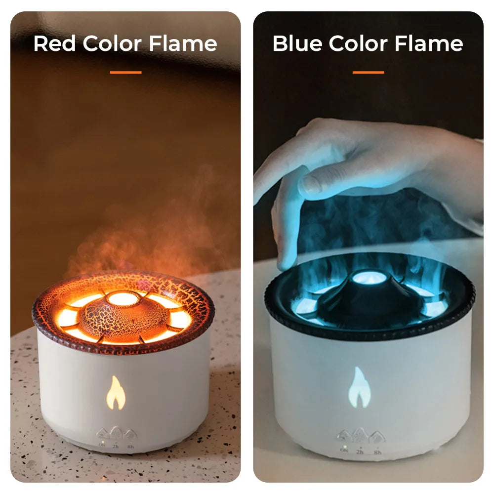 AIR FLAME VOLCANO HUMIDIFIER™ WITH 2 SPRAY MODE