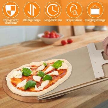55*30cm Sliding Pizza Paddle Pizza Peel with Handle Home Pizza Kit