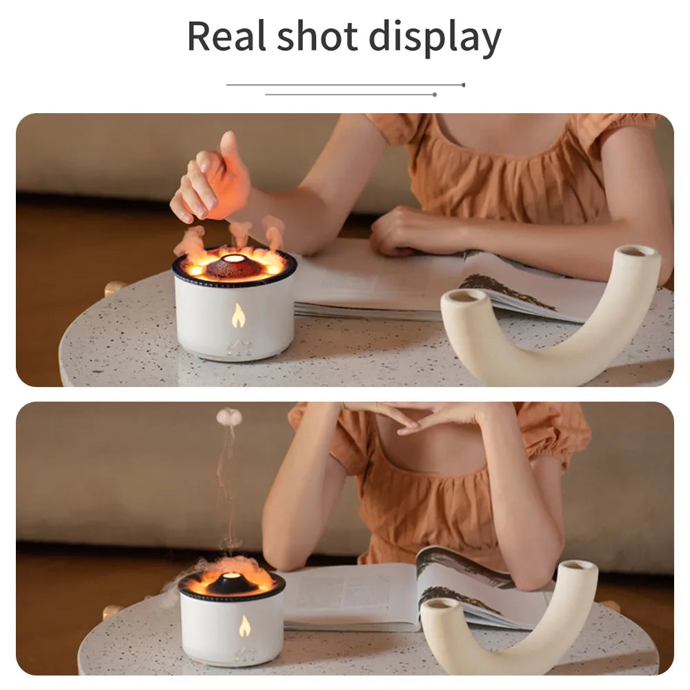 AIR FLAME VOLCANO HUMIDIFIER™ WITH 2 SPRAY MODE