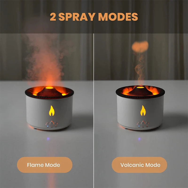 AIR FLAME VOLCANO HUMIDIFIER™ WITH 2 SPRAY MODE