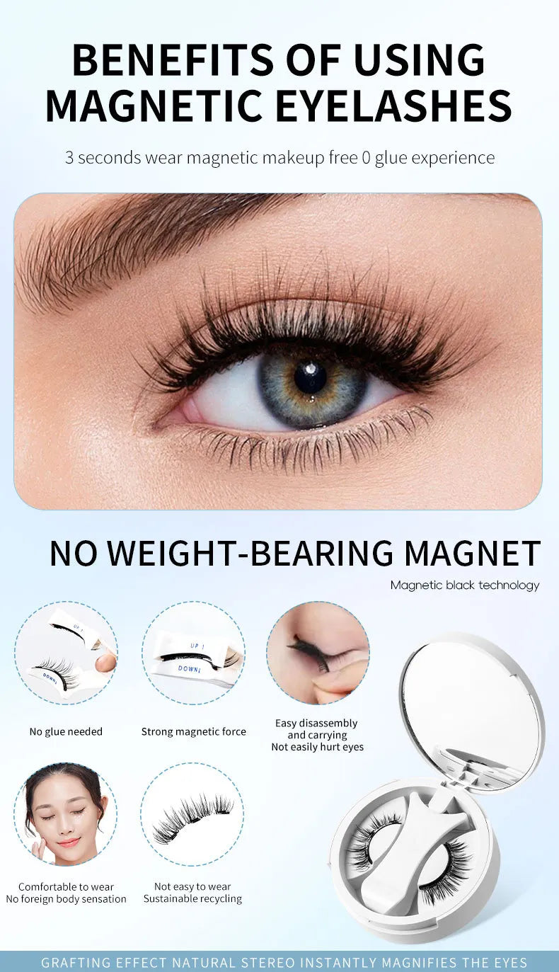 Original koreanische magnetische Wimpern | Wasado 