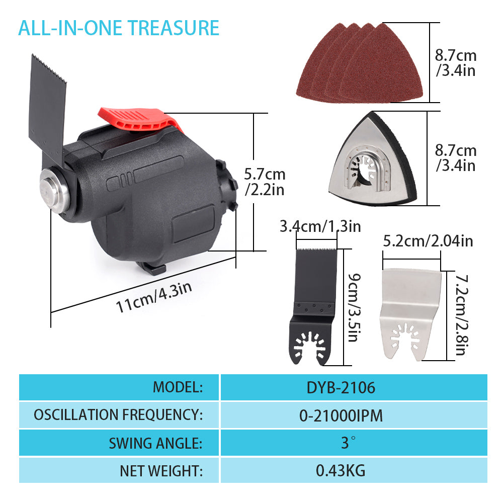 Multi Function Brushless Multi Tool